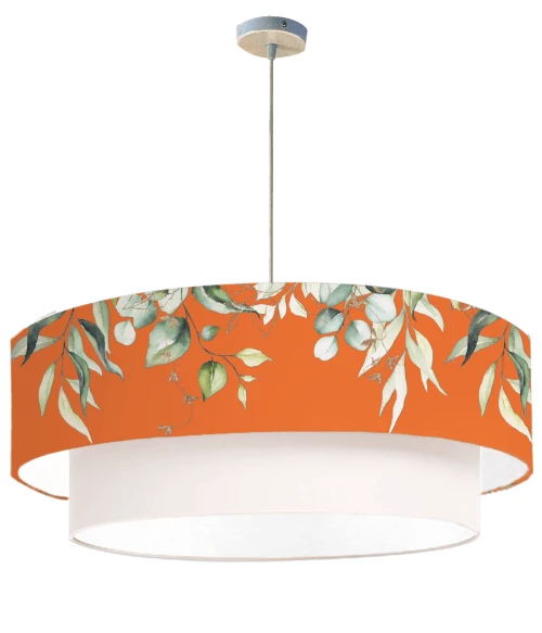 Abat-jours Suspensions Suspension Double Branche Mandarine T 65 X H 30 1 Abat-jours Suspensions Suspension Double Branche Mandarine T 65 X H 30