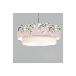 Abat-jours Suspensions Suspension Double Branche Rose Poudré T 65 X H 30 -Luminaires Contemporain Soldes suspension double branche rose poudre t 65 x h 30 1