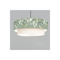 Abat-jours Suspensions Suspension Double Branche Vert Olive T 65 X H 30 8 Abat-jours Suspensions Suspension Double Branche Vert Olive T 65 X H 30 -Luminaires Contemporain Soldes suspension double branche vert olive t 65 x h 30 1