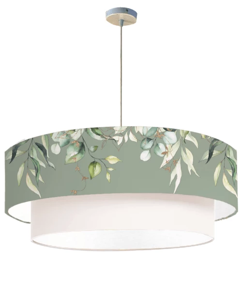 Abat-jours Suspensions Suspension Double Branche Vert Olive T 65 X H 30 1 Abat-jours Suspensions Suspension Double Branche Vert Olive T 65 X H 30