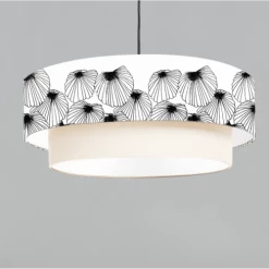 Abat-jours Suspensions Suspension Double Coquillage T 65 X H 30 -Luminaires Contemporain Soldes suspension double coquillage t 65 x h 30 2