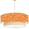 Abat-jours Suspensions Suspension Double Oiseau Orange T 65 X H 30