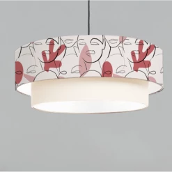 Abat-jours Suspensions Suspension Double Visage T 65 X H 30 7 Abat-jours Suspensions Suspension Double Visage T 65 X H 30 -Luminaires Contemporain Soldes suspension double visage t 65 x h 30 2