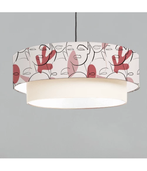 Abat-jours Suspensions Suspension Double Visage T 65 X H 30 4 Abat-jours Suspensions Suspension Double Visage T 65 X H 30 – Image 4