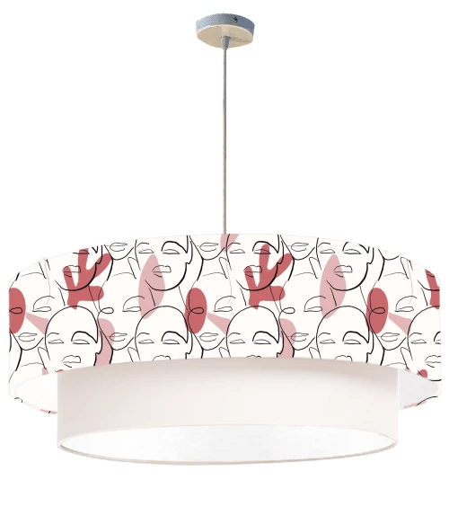 Abat-jours Suspensions Suspension Double Visage T 65 X H 30 1 Abat-jours Suspensions Suspension Double Visage T 65 X H 30