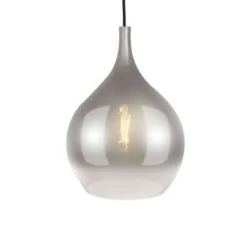Present Time Suspensions Suspension Drup Verre Gris -Luminaires Contemporain Soldes suspension drup verre gris 5