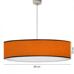 Abat-jours Suspensions Suspension Eclat Orange T 60 X H 25 -Luminaires Contemporain Soldes suspension eclat orange t 60 x h 25 2