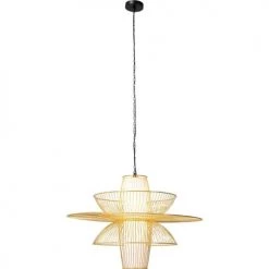 Kare Design Suspensions Suspension En Acier Doré D80 -Luminaires Contemporain Soldes suspension en acier dore d80 3