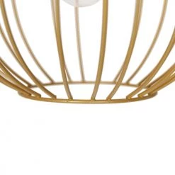 QAZQA Suspensions Suspension En Acier Doré/laiton -Luminaires Contemporain Soldes suspension en acier dore laiton 16