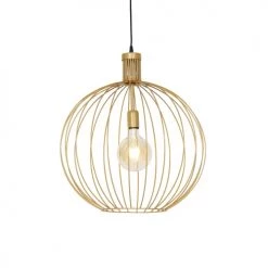 QAZQA Suspensions Suspension En Acier Doré/laiton