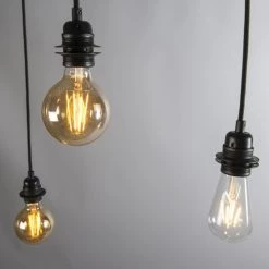 QAZQA Suspensions Suspension En Acier Noir -Luminaires Contemporain Soldes suspension en acier noir 26