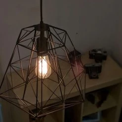 QAZQA Suspensions Suspension En Acier Noir -Luminaires Contemporain Soldes suspension en acier noir 42