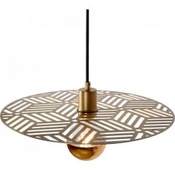 Lampea Suspensions Suspension En Acier Or Mat Ø 40 Cm -Luminaires Contemporain Soldes suspension en acier or mat oe 40 cm 4