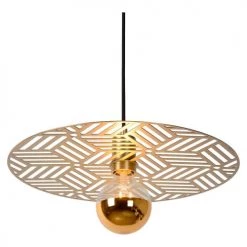 Lampea Suspensions Suspension En Acier Or Mat Ø 40 Cm -Luminaires Contemporain Soldes suspension en acier or mat oe 40 cm 5