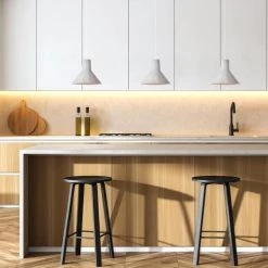 Lussiol Lighting Suspensions Suspension En Béton Gris D. 30 Cm -Luminaires Contemporain Soldes suspension en beton gris d 30 cm 2