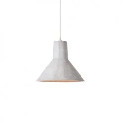 Lussiol Lighting Suspensions Suspension En Béton Gris D. 30 Cm