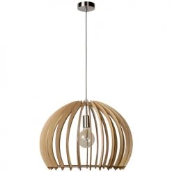 Lucide Suspensions Suspension En Bois -Luminaires Contemporain Soldes suspension en bois 8