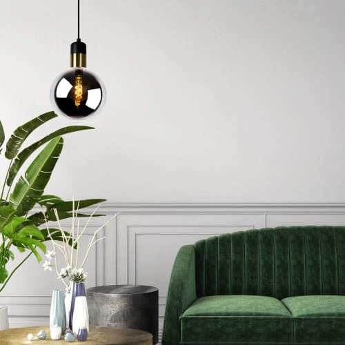 Lucide Suspensions Suspension En Glass Fume 2 Lucide Suspensions Suspension En Glass Fume – Image 2