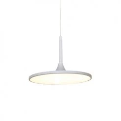 Lussiol Lighting Suspensions Suspension En Métal Blanc D. 30 Cm