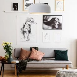 Lussiol Lighting Suspensions Suspension En Métal Blanc D. 38 Cm -Luminaires Contemporain Soldes suspension en metal blanc d 38 cm 4