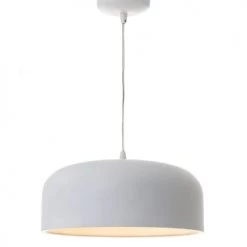 Lussiol Lighting Suspensions Suspension En Métal Blanc D. 38 Cm -Luminaires Contemporain Soldes suspension en metal blanc d 38 cm 5