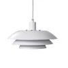 Dyberg Larsen Suspensions Suspension En Métal Blanc Mat, H 15 Cm D 31 Cm