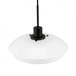 Dyberg Larsen Suspensions Suspension En Métal Mat Et Verre, H 15 Cm D 31 Cm -Luminaires Contemporain Soldes suspension en metal mat et verre h 15 cm d 31 cm 3
