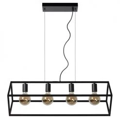 Lucide Suspensions Suspension En Métal Noir -Luminaires Contemporain Soldes suspension en metal noir 11