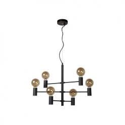 Lampea Suspensions Suspension En Métal Noir 175 Cm -Luminaires Contemporain Soldes suspension en metal noir 175 cm 2