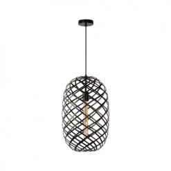 Lampea Suspensions Suspension En Métal Noir 180 Cm -Luminaires Contemporain Soldes suspension en metal noir 180 cm 3