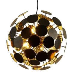 Laurie Lumière Suspensions Suspension En Métal Noir -Luminaires Contemporain Soldes suspension en metal noir 29