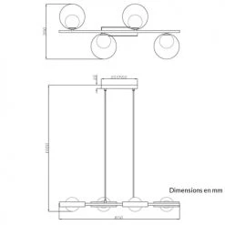 Keria Suspensions Suspension En Métal Noir -Luminaires Contemporain Soldes suspension en metal noir 31