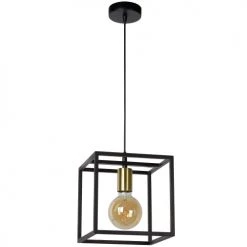 Lucide Suspensions Suspension En Métal Noir -Luminaires Contemporain Soldes suspension en metal noir 34