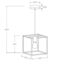 Lucide Suspensions Suspension En Métal Noir -Luminaires Contemporain Soldes suspension en metal noir 35