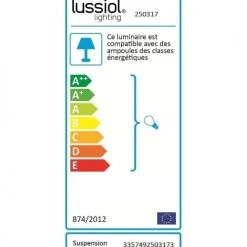 Lussiol Lighting Suspensions Suspension En Métal Noir D. 31 Cm -Luminaires Contemporain Soldes suspension en metal noir d 31 cm 4