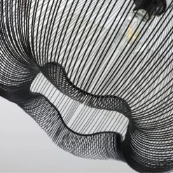 Lussiol Lighting Suspensions Suspension En Métal Noir D. 45 Cm -Luminaires Contemporain Soldes suspension en metal noir d 45 cm 2