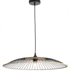 Lussiol Lighting Suspensions Suspension En Métal Noir D. 60 Cm -Luminaires Contemporain Soldes suspension en metal noir d 60 cm 2