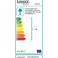 Lussiol Lighting Suspensions Suspension En Métal Noir D. 60 Cm -Luminaires Contemporain Soldes suspension en metal noir d 60 cm 4