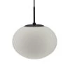 Dyberg Larsen Suspensions Suspension En Métal Noir Mat Et Verre Et , H 33 Cm D 28 Cm
