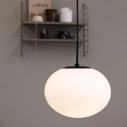 Dyberg Larsen Suspensions Suspension En Métal Noir Mat Et Verre Et , H 33 Cm D 28 Cm -Luminaires Contemporain Soldes suspension en metal noir mat et verre et h 33 cm d 28 cm 2