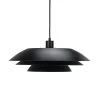 Dyberg Larsen Suspensions Suspension En Métal Noir Mat, H 13 Cm D 45 Cm