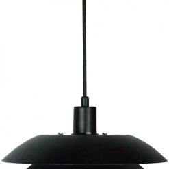 Dyberg Larsen Suspensions Suspension En Métal Noir Mat, H 15 Cm D 31 Cm