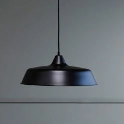 Dyberg Larsen Suspensions Suspension En Métal Noire, H 30 Cm D 40 Cm -Luminaires Contemporain Soldes suspension en metal noire h 30 cm d 40 cm 4