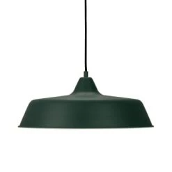 Dyberg Larsen Suspensions Suspension En Métal Blanc, H 30 Cm D 40 Cm -Luminaires Contemporain Soldes suspension en metal vert fonce h 30 cm d 40 cm