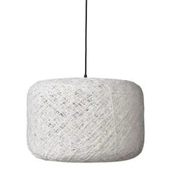 Dyberg Larsen Suspensions Suspension En Papier Filé Et Fil Métallique Gris, H 30 Cm D 45 Cm -Luminaires Contemporain Soldes suspension en papier file et fil metallique blanc h 30 cm d 45 cm