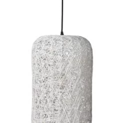 Dyberg Larsen Suspensions Suspension En Papier Filé Et Fil Métallique Gris, H 45 Cm D 30 Cm -Luminaires Contemporain Soldes suspension en papier file et fil metallique blanc h 45 cm d 30 cm