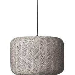 Dyberg Larsen Suspensions Suspension En Papier Filé Et Fil Métallique Gris, H 30 Cm D 45 Cm -Luminaires Contemporain Soldes suspension en papier file et fil metallique gris h 30 cm d 45 cm 3