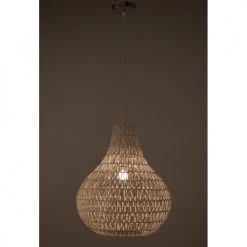 Zuiver Suspensions Suspension En Papier Tressé Blanc -Luminaires Contemporain Soldes suspension en papier tresse blanc 5