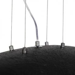 QAZQA Suspensions Suspension En Plastique Noir -Luminaires Contemporain Soldes suspension en plastique noir 23