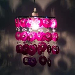 Keria Suspensions Suspension En Plastique_synthetic Violet -Luminaires Contemporain Soldes suspension en plastique synthetic violet 2